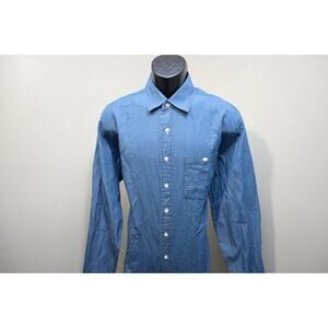 Southern Proper Denim Jean Shirt Long Sleeve Casual Button Up Mens Size Medium